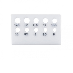 Gabarit de mesure de taille de bague en nylon pour formes irrégulières SUNTOOLS/STIPL pour la fabrication de bijoux DIY, tailles 8 à 12,5 - Product Image 1