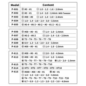 [WIGA] Juego de Destornilladores de Estrella de Precisión Industriales de Acero de Alta Resistencia, 6 Piezas para Piezas Pequeñas - Product Image 4