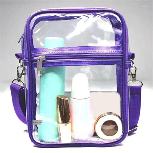 Sac fourre-tout en PVC transparent personnalisé avec logo, approuvé pour les stades, pour hommes et femmes, prix de gros pour les écoles secondaires – Vente chaude - Product Image 5