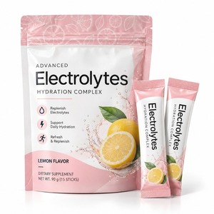 Electrolitos en Polvo de Marca Privada OEM ODM, Complejo de Hidratación Personalizado, Fórmula Avanzada de Hidratación, Suplemento Deportivo de Limón - Product Image 1