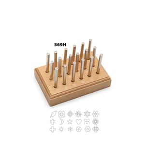 Les tampons décoratifs de haute qualité sont utilisés pour créer des motifs, des textures ou des designs personnalisés sur des métaux tels que l'argent ou le laiton. - Product Image 3