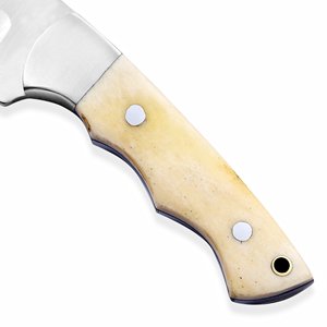 Couteau à lame fixe en acier inoxydable Prime Crafts International, manche intégral, bord biseauté, pour la chasse, le dépecage, le camping, 12 pouces - Product Image 3