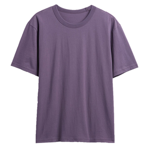 T-shirt de sport surdimensionné en coton écologique respirant, coupe ajustée, col rond, logo frontal, unisexe, personnalisable pour homme - Product Image 1