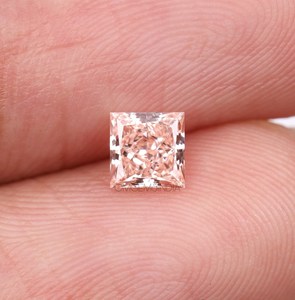 Diamante Rosa de 1.0 CT |   Diamante Cultivado en Laboratorio Princesa |   Diamante suelto de lujo para pendientes, anillo de aniversario, regalo de anillo de boda - Product Image 6