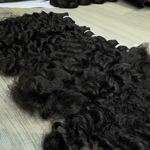 Extensions de cheveux vierges bouclés birmans et vietnamiens, couleur naturelle, pour femmes, prix de gros usine, cheveux de haute qualité - Product Image 6