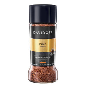 Expérience de café de haute qualité Davidoff Fine Aroma Luxury Instant Coffee 100g Jar – Arôme doux, texture légère, goût équilibré - Product Image 1