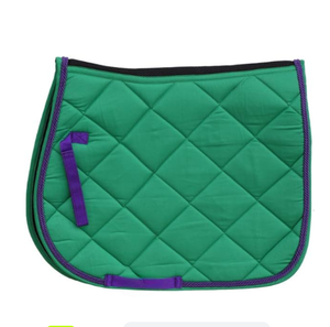 Tapis de selle pour cheval matelassé en diamant de qualité supérieure |   Tapis de selle d'équitation |   Tapis d'équitation respirant pour dressage et saut d'obstacles - Vente en gros - Product Image 2