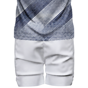 Uniforme de Voleibol Sublimado Azul Marino y Blanco para Hombre, Jersey de Manga Larga, Pantalones Cortos, Ropa Deportiva de Alto Rendimiento, Ropa para Competencia de Equipo - Product Image 6
