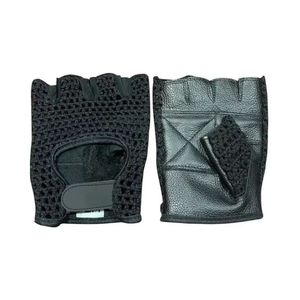 Gants de fitness rayés noir et blanc avec sangle de poignet intégrée, équipement d'entraînement de force, fournisseur professionnel pour salles de sport - Product Image 5