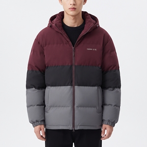 Color Block Hooded <b>Waterproof</b> Puffer <b>Coat</b> Eco Friendly <b>Warm</b> Winter Outdoor Outerwear - Product Image 6