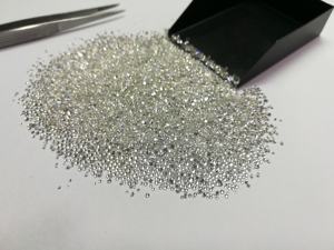 1.10mm สี G-H SI ชัดเจน100% เป็นธรรมชาติบริสุทธิ์ทรงกลมสดใสเพชรหลวมสำหรับเครื่องประดับที่น่าสนใจที่น่าตื่นตาตื่นใจ - Product Image 1