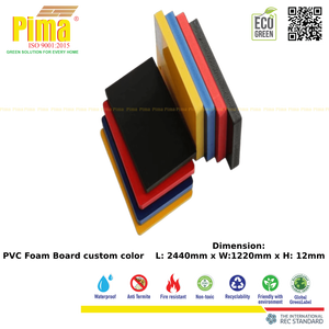 High-End PVC WPC Foam Board <b>Sheet</b> White 3mm <b>Thickness</b> 0.6 G/cm3 Density Recyclable <b>Plastic</b> Surface Panels for Advertising - Product Image 2