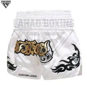 Vêtements de boxe et d'arts martiaux imprimés par sublimation OEM ODM, 100% polyester, confortables, best-sellers, nouveaux produits, shorts de Muay Thai - Product Image 2