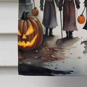 Gran espeluznante CASA DE Halloween bandera vampiros porche manga poste decorativo patio Banner ilustraciones Multicolor poliéster colgante de pared - Product Image 4