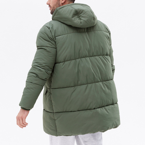 Solid Trader Ultimate Cold Protection Heavy <b>Padding</b> Wind Resistant Outdoor Parka Long Puffer Jacket 70% Down Hooded Eco-Friendly - Product Image 2
