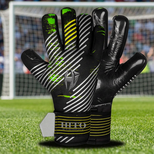 Guantes de Portero de Fútbol de Látex de Alta Resistencia y Transpirabilidad, Guantes Deportivos de Primera Calidad a Precios Razonables, Correa Elástica - Product Image 4
