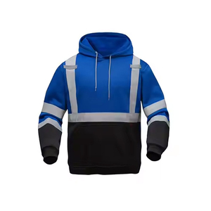 OEM High Visibility Reflective Hoodie Safety Workwear for <b>Construction</b> Industrial Road Outdoor Workers Breathable Warm <b>Jacket</b> - Product Image 1