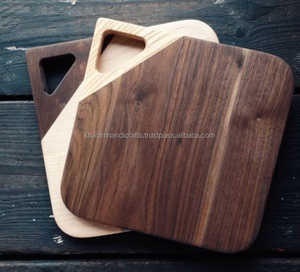 Tabla de cortar de madera de acacia hecha a mano, tabla de cortar rectangular de alta calidad del fabricante indio - Product Image 2