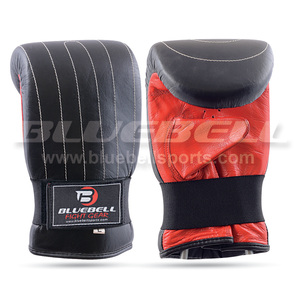 High Quality Leather <b>Boxing</b> Training <b>Gloves</b> with Non-Slip Adjustable Wrist Strap for Punching <b>Bag</b> Practice Customizable - Product Image 6