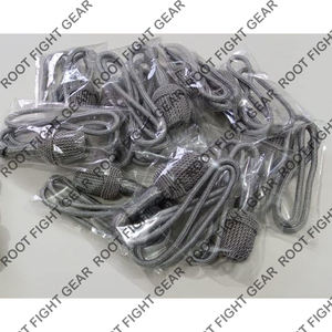 Noeud d'épée fabriqué à la main cordon de Style argenté conception de gland fin pour l'équipement de défense personnelle Regalia Performances Cosplay robes - Product Image 6