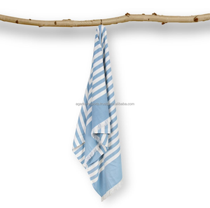 Serviettes de piscine pour hôtel 250 GSM, super douces, absorbantes, de luxe, serviettes de plage, fabricant OEM, approvisionnement en gros - Product Image 1