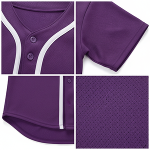 Dernier modèle de maillot de baseball pour homme, entièrement sublimé, personnalisable, en matériaux de qualité supérieure, faible MOQ, en vente - Product Image 4