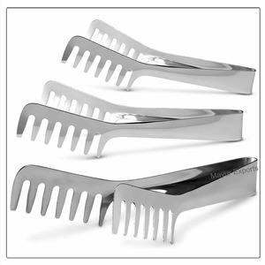 Mayur Exports Stainless Steel Eco-Friendly <b>Spaghetti</b> Tong Model 7047 for Wine Use - Product Image 2