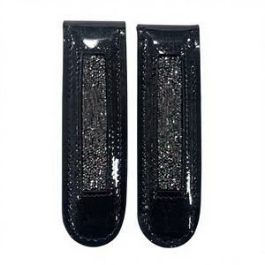 Clips para Botas de Caballo EquiLock con Cuero Patentado y Cristales. - Product Image 1