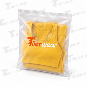 Ensemble de yoga pour femmes, soutien-gorge de sport en tricot extensible sans couture, leggings taille haute, ensemble de yoga jaune assorti en 2 pièces, col rond, longueur intégrale - Product Image 6