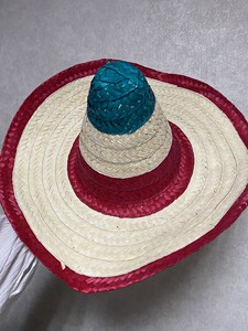 Chapeau de paille Sombrero jaune rayé à large bord de 60 cm du Vietnam, avec logo brodé, unisexe, avec cordon, pour le sport, les voyages, décontracté, été, plage - Product Image 6