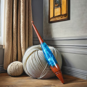 Personnalisation disponible. Articles de tricot B2B, outils de tricot. Ensemble de 13 crochets en résine magnifiquement conçus - Product Image 1