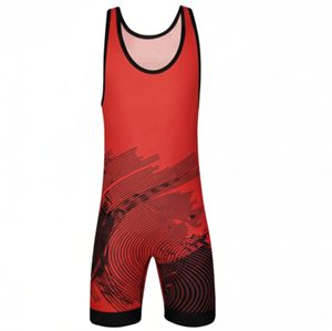 Combinaison de lutte personnalisée pour homme, sublimée, extensible dans quatre directions, séchage rapide, respirante, 85% polyester, 15% élasthanne, pour la musculation - Product Image 5