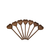 Tenedor de Madera con Diseño de Rama de Árbol de Fábrica con Logotipo Personalizado/ Juego de Tenedor y Cuchara de Madera de Acacia para Utensilios de Mesa de Artesanía en Madera