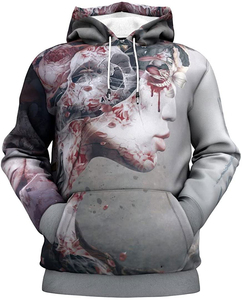 Sudaderas con capucha y bolsillos frontales para invierno, servicio OEM, diseño personalizado, impresión 3D, sudaderas con capucha para hombre con tela de algodón y forro polar. - Product Image 1
