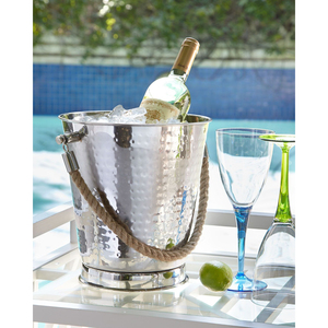 Cubo de Hielo de Acero Inoxidable con Acabado Espejo Premium, Enfriador de Vino Aislado a Prueba de Agua con Asas Elegantes para Fiestas y Bodas - Product Image 6