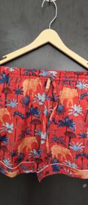 ชุดนอนผ้าฝ้ายลายพิมพ์ช้างสีสันสดใสขายดีปี 2026 ชุดนอนทำมือแบบยั่งยืน ระบายอากาศได้ดี แห้งเร็ว เหมาะสำหรับฤดูร้อน - Product Image 3