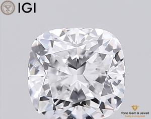 Diamante Cultivado en Laboratorio CVD de Corte Cuadrado de 1.00 Quilates con Certificado IGI, Color D, Claridad VVS2, para un Diseño de Anillo Elegante - Product Image 1