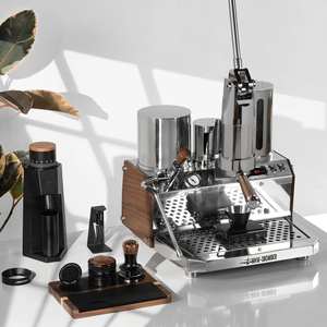 Bloque de Madera Maciza para Prensar Café, Soporte Versátil de Diámetro Ajustable, Herramienta Profesional para Cafeteras - Product Image 6