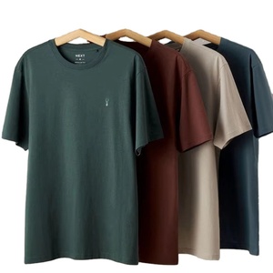 เสื้อยืดผู้ชายแขนสั้นเข้ารูปผ้าฝ้ายนุ่มระบายอากาศได้ดีและรักษารูปร่างได้ - Product Image 1