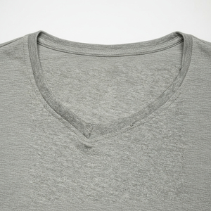 Camisetas de Hombre para Verano, Gimnasio, Deportes, Casual, Aire Libre, Color Sólido, Manga Corta, Tela de Algodón Suave, Cuello en V - Product Image 6