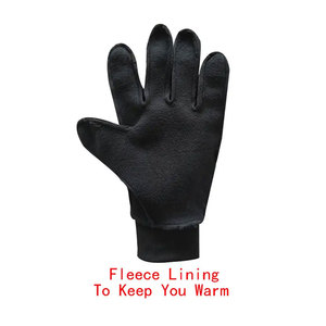 Windproof Thermal Running <b>Gloves</b> for Men and Women – Soft Fleece Lined <b>Touchscreen</b> <b>Gloves</b> with Silicone Grip for Winter Sports - Product Image 3
