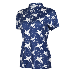 Tenis de golf de alta calidad para mujer para Polos Logotipo personalizado de secado rápido Ropa deportiva Transpirable Impreso OEM Fabricación al por mayor - Product Image 1