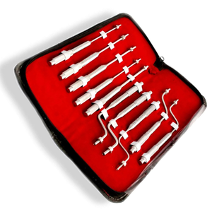 Juego de 10 Osteótomos Manuales de Acero Inoxidable para Sinus, Elevadores para Injertos Óseos en Implantes Dentales, Puntas Cóncavas, Instrumentos Quirúrgicos - Product Image 3