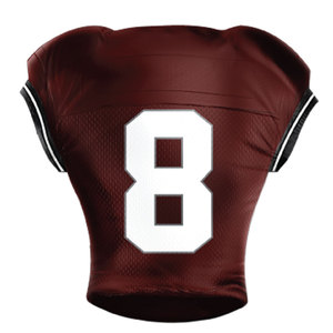 Maillot de sport personnalisé avec nom et numéro brodés, maillot de football américain, t-shirt pour homme, uniforme d'entraînement, maillots de football - Product Image 3