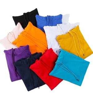 Venta al por mayor 100% de algodón de gran tamaño liso Sudadera con capucha Unisex con capucha cremallera diseño logotipo personalizado temporada de invierno tela estampada - Product Image 1