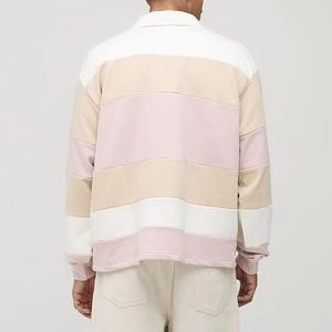 Nouveau design 2026 – Maillots de rugby multicolores à col polo, 100 % coton, manches longues, grandes tailles, pour l'entraînement - Product Image 3