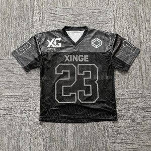 Custom American Football Jersey Sublimation Team Uniform Breathable Quick Dry <b>Polyester</b> Sportswear Personalized Football <b>Shirt</b> O - Product Image 3