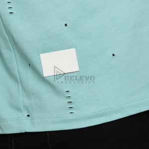 T-shirt homme 100% coton durable, logo personnalisé, haute qualité, fabrication directe, vente en gros - Product Image 4