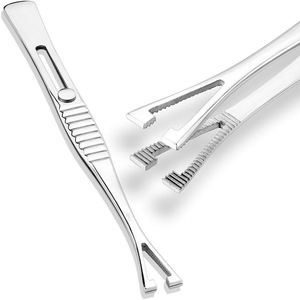 Pinzas Hemostáticas Curvas de Acero Inoxidable con Puntas Dentadas para Operaciones Quirúrgicas en Hospitales y Clínicas - Product Image 4