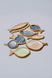 Plato Decorativo de Madera de Acacia con Diseño Impreso, Plato de Madera Sostenible para Comer de Forma Ecológica, Plato para Servir al por Mayor - Product Image 3